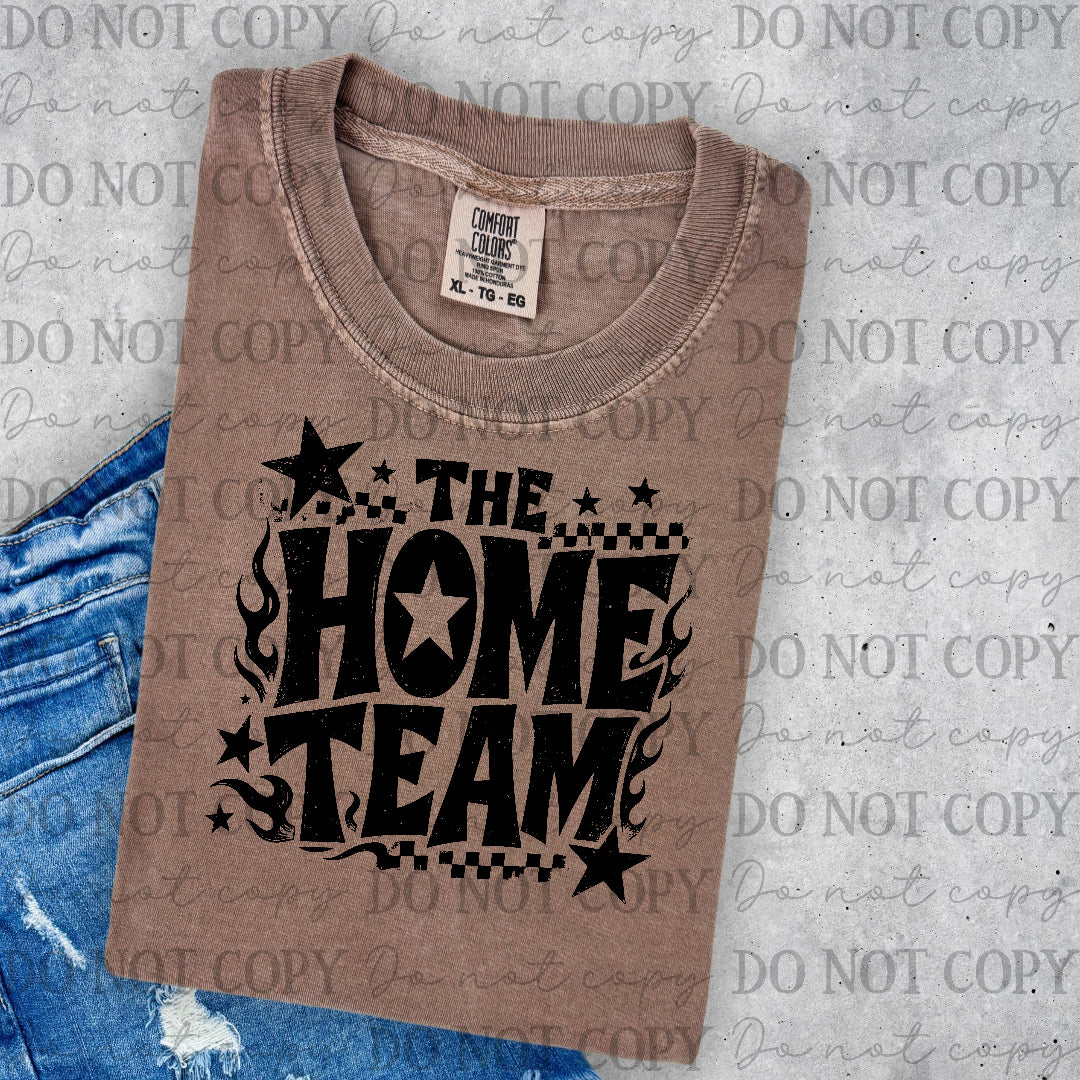 The home team - checkered back ground (Lyttle) DTF Transfer