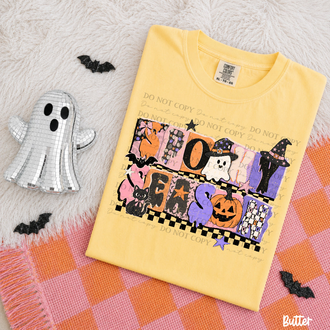 Spooky season magazine font (Scarlow) DTF Transfer