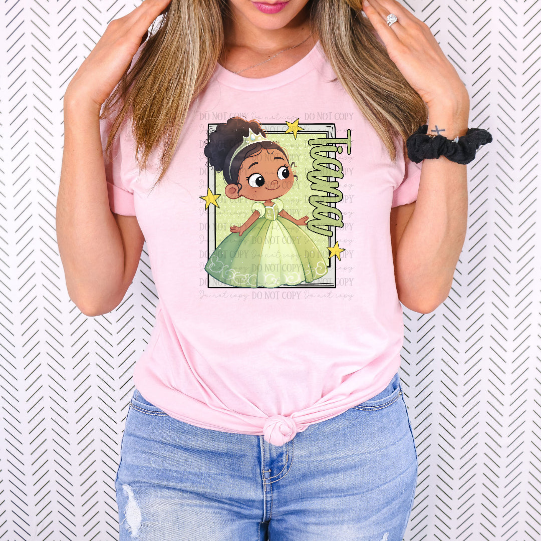 Princess polaroid frog (OHDD) DTF Transfer