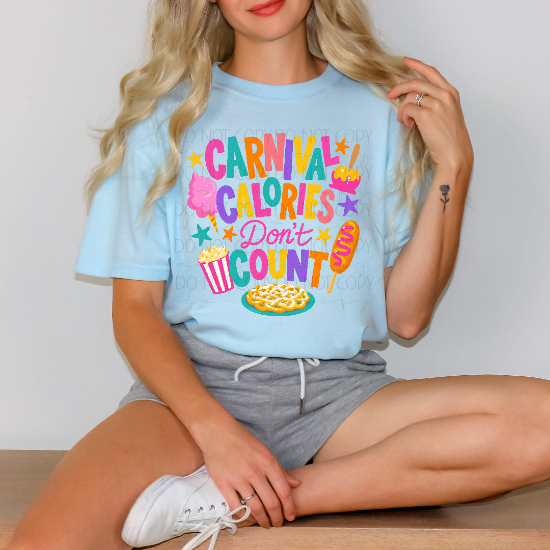 Carnival calories don't count (UAC) DTF Transfer