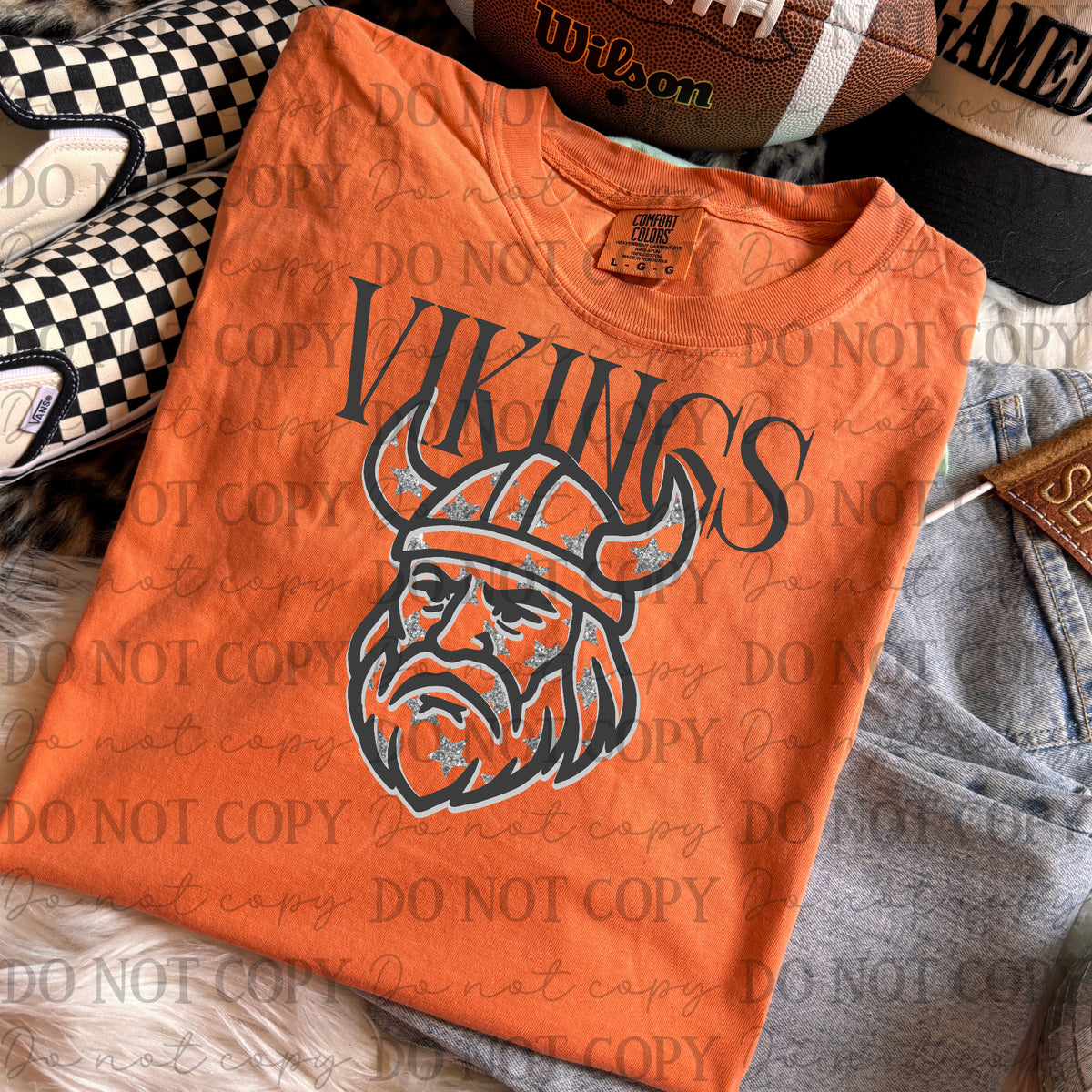 Vikings Glitter (Kayndi) DTF transfer