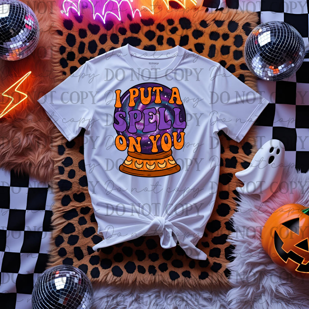 I put a spell on you crystal ball (CC) DTF Transfer