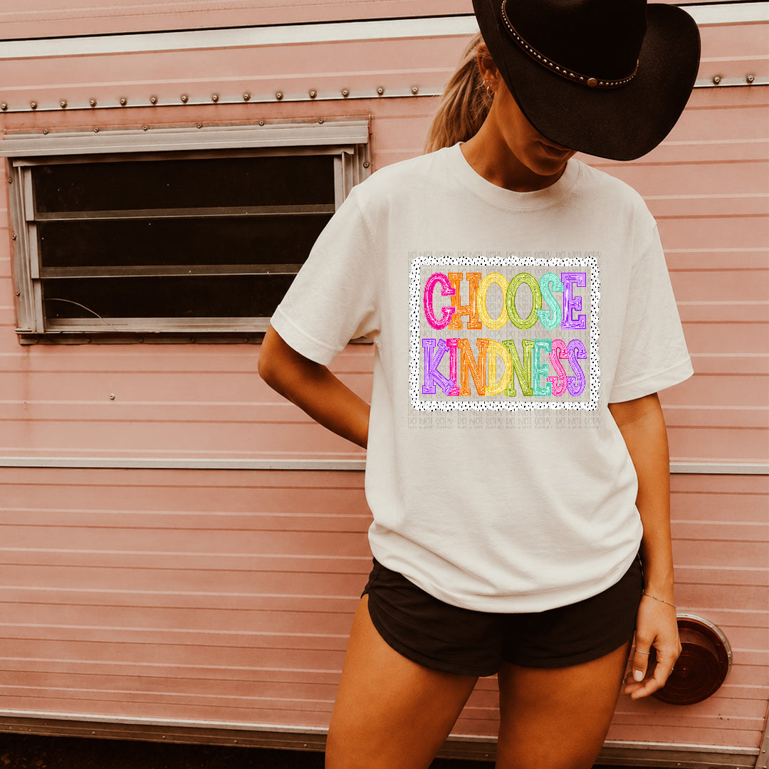 Choose kindness frame (Carter) DTF Transfer