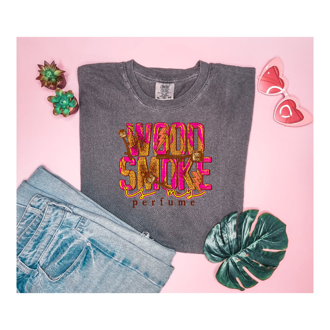 Wood smoke is my perfume (C's) DTF Transfer