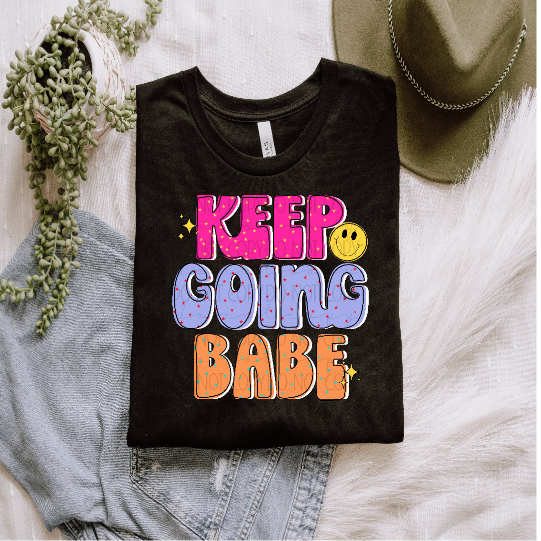 Keep going babe (Carter) DTF Transfer