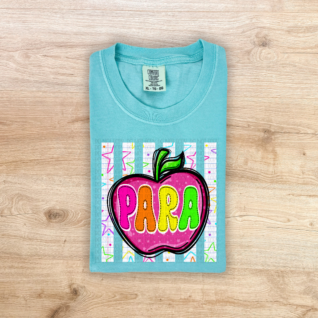 Para apple (Carter) DTF Transfer