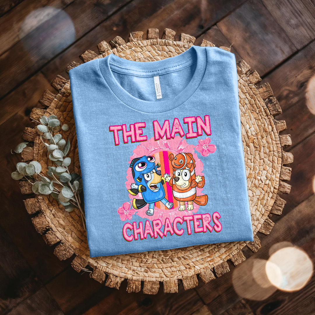 The main characters blue heeler (JBD) DTF transfer
