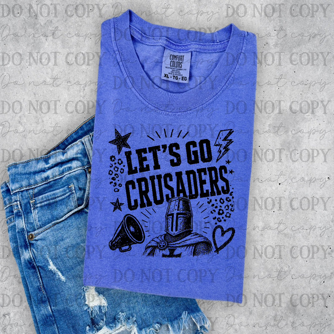 Crusaders Let's Go Black (PH) DTF Transfer