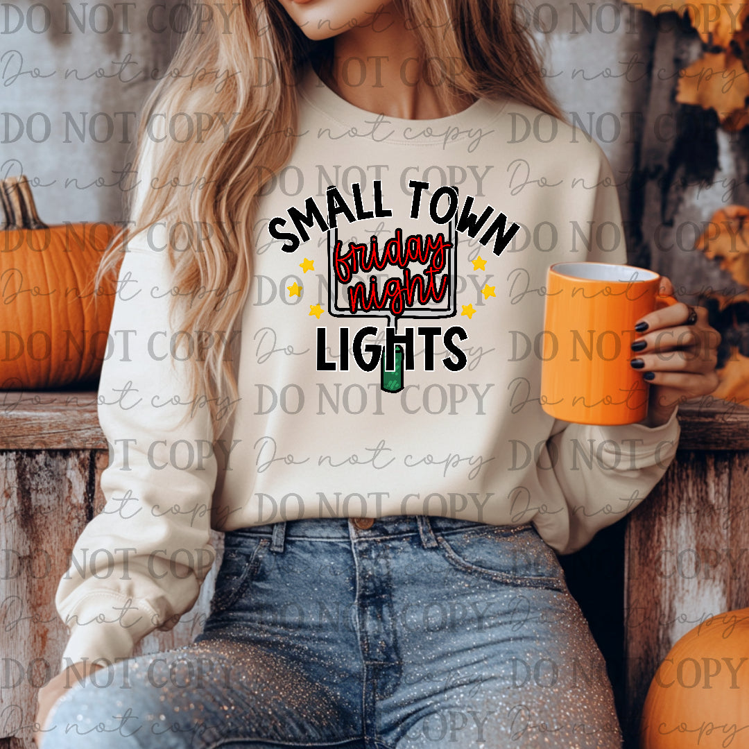 Small Town Lights with Goal and Stars (CC) DTF transfer