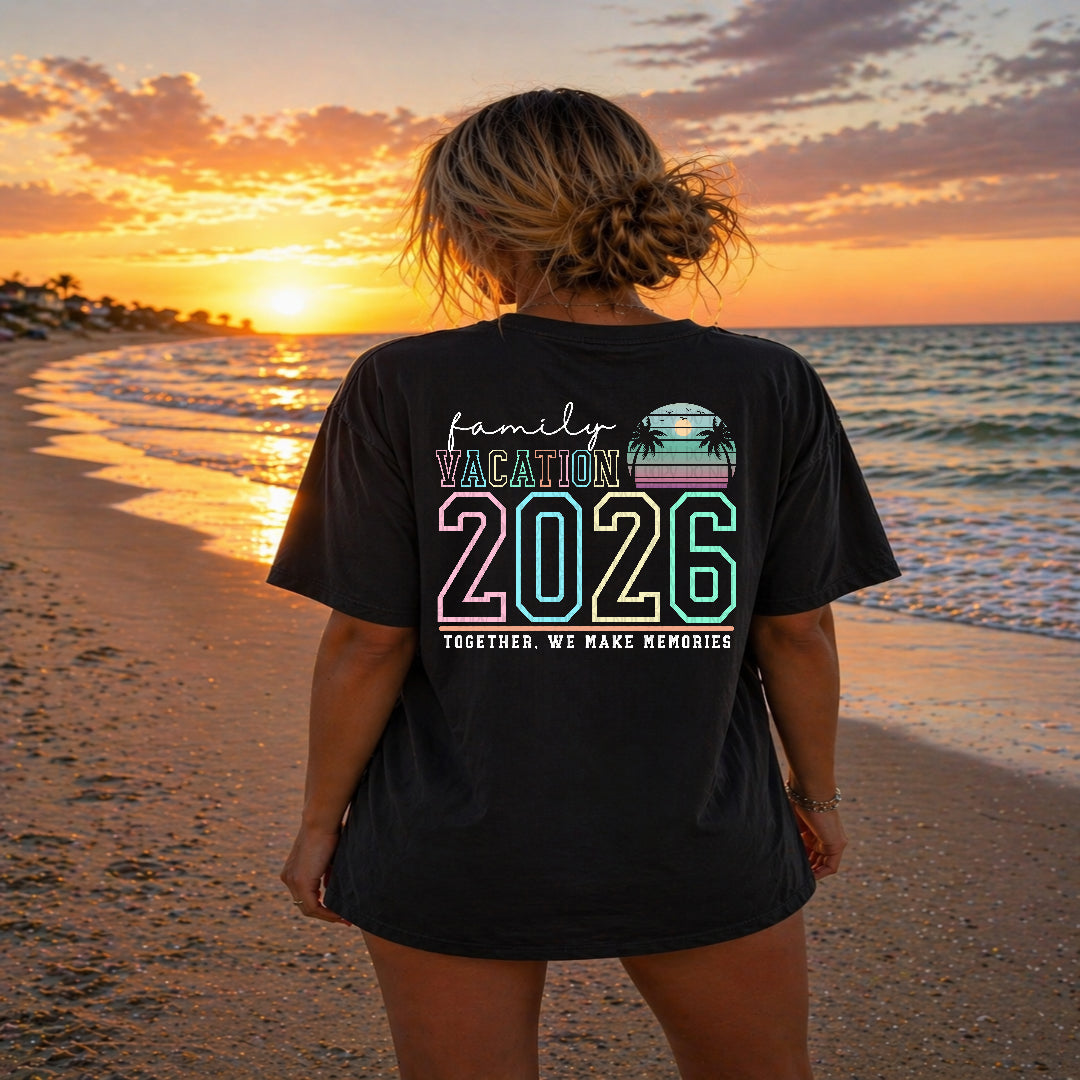Family vacation 2026 DTF transfer