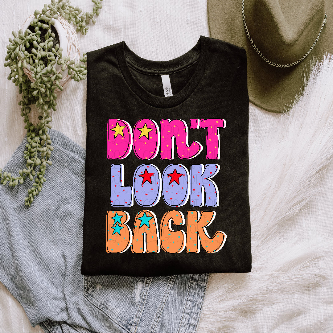 Don't look back (Carter) DTF Transfer