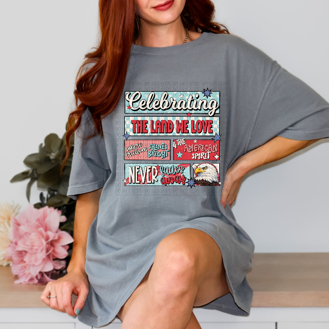 Celebrating the land we love (Scarlow) DTF Transfer