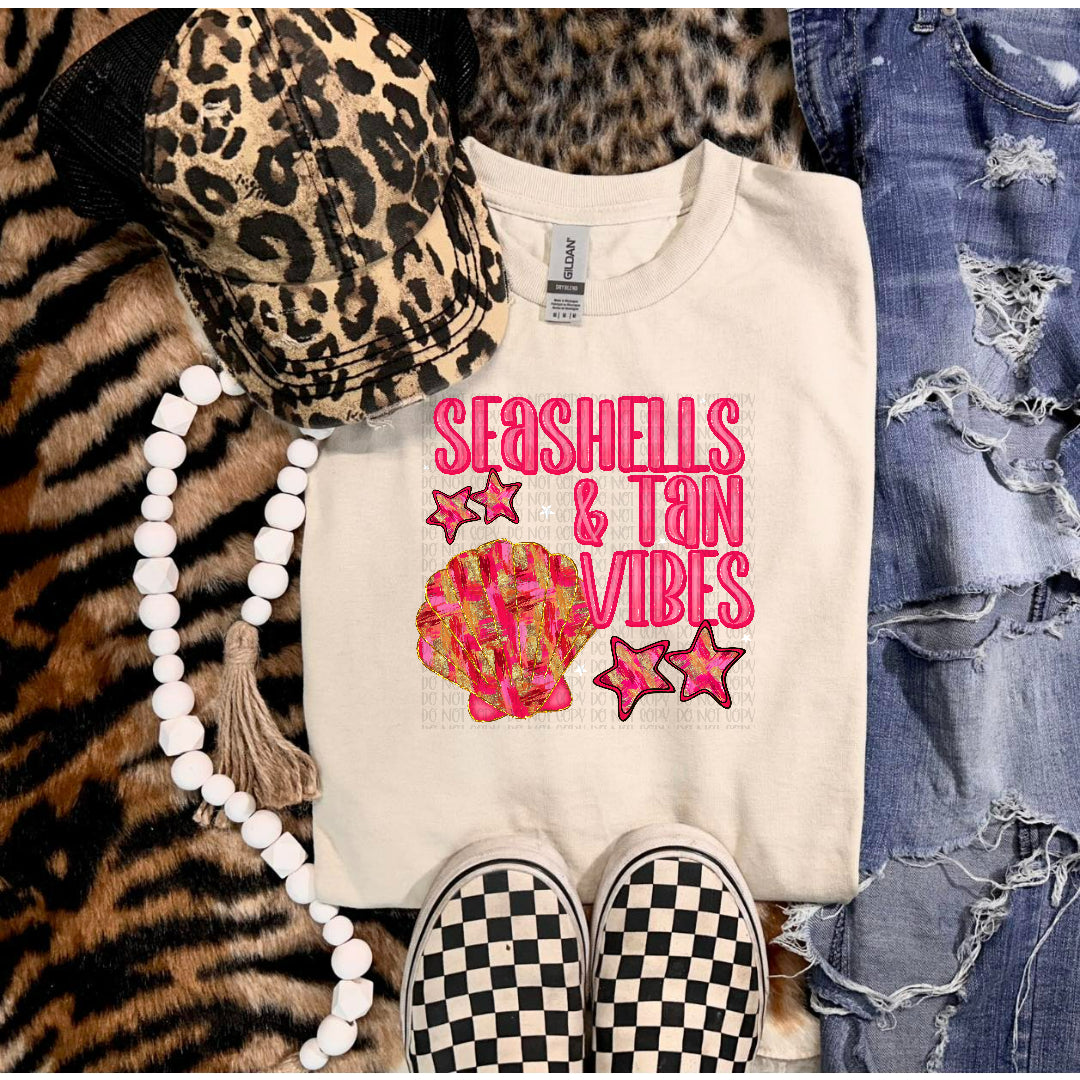 Seashells & tan lines (JBD) DTF Transfer