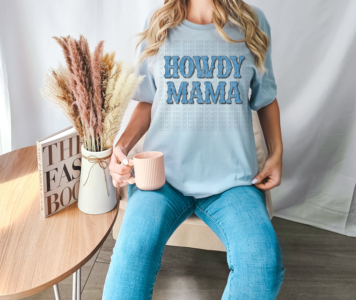 Howdy mama turquoise (Scarlow) DTF Transfer