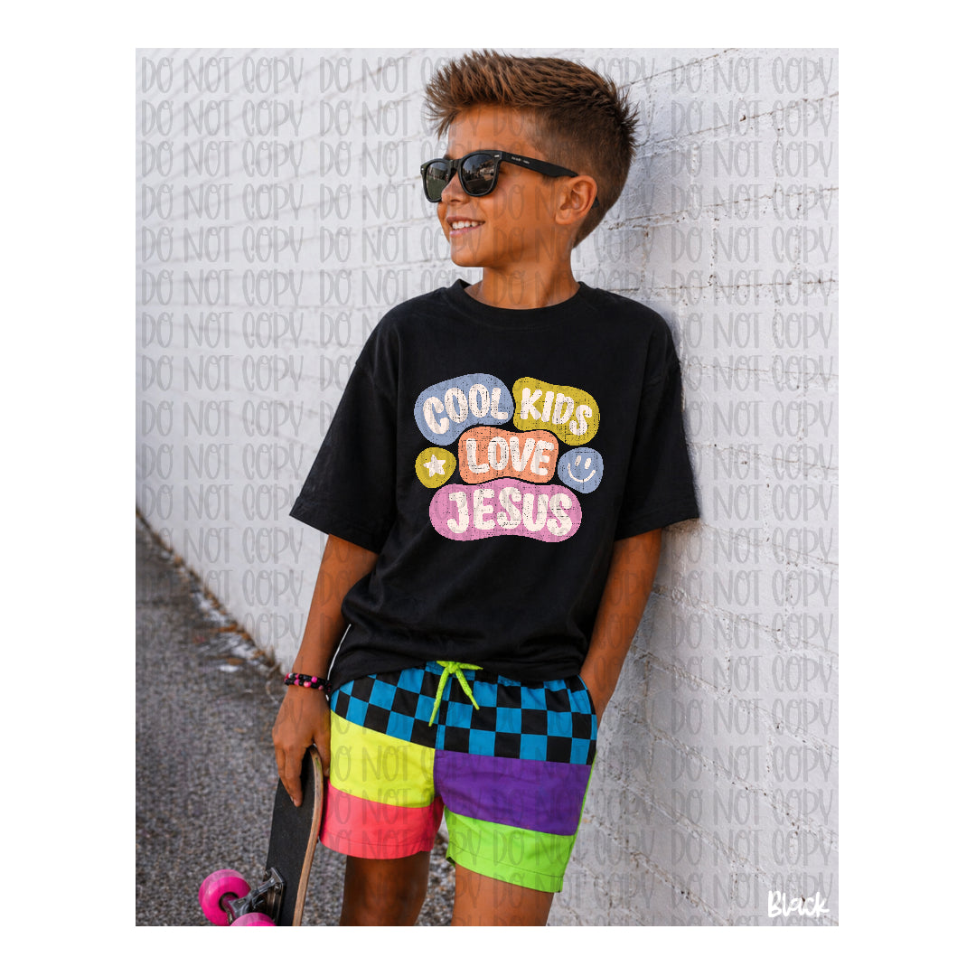 Cool kids love jesus pastel colors (Scarlow) DTF Transfer
