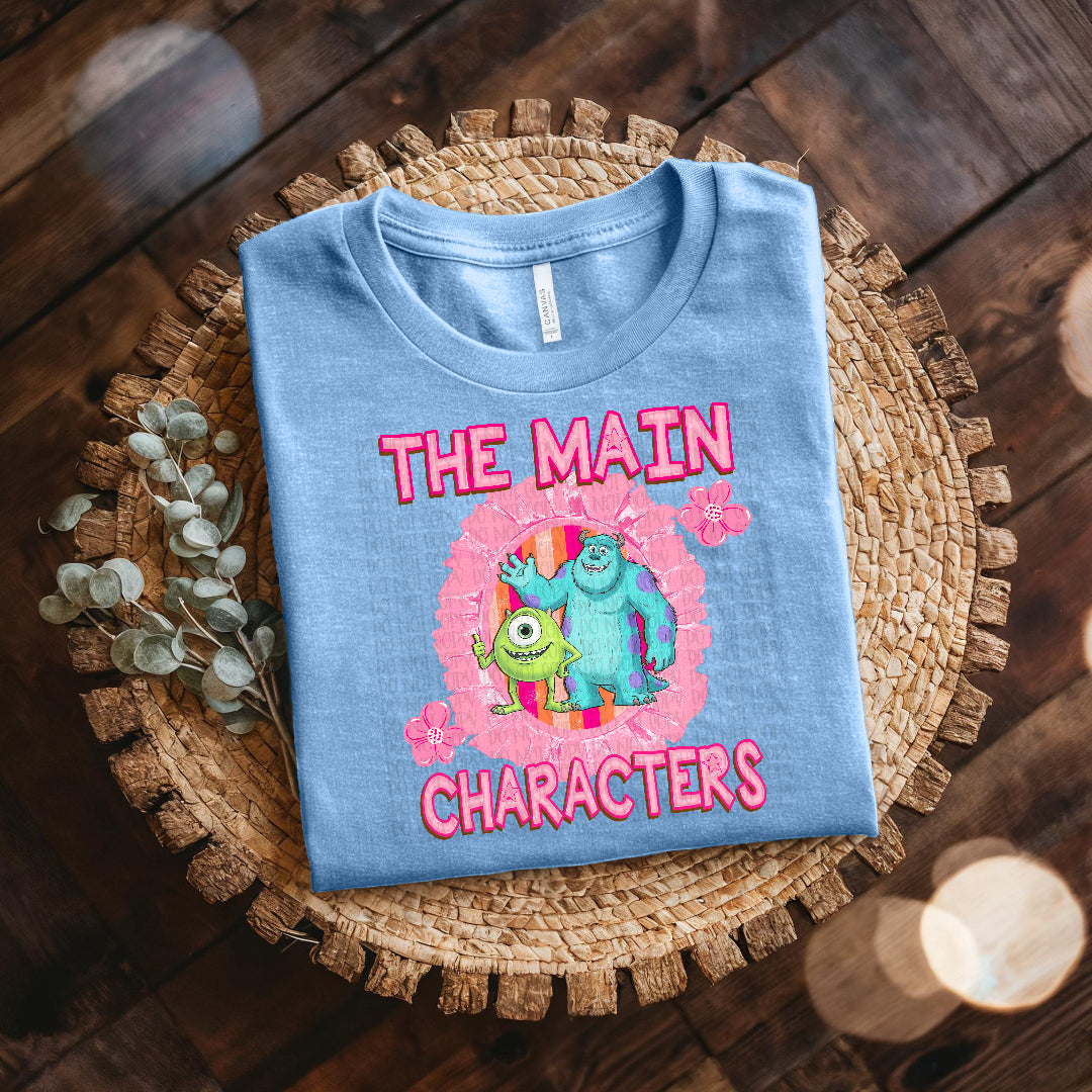 The main characters blue monster and friend (JBD) DTF transfer