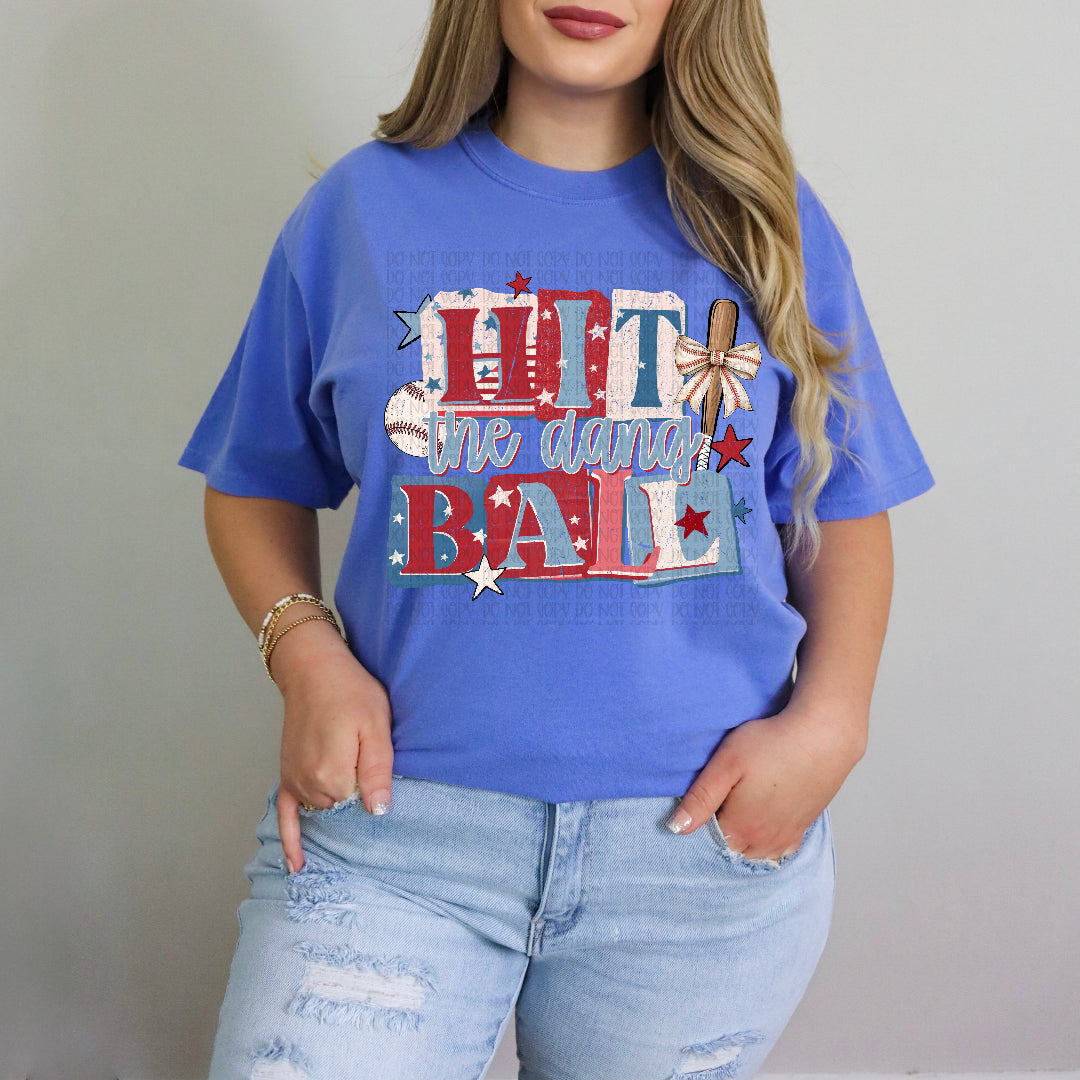 Hit the dang ball (Scarlow) DTF Transfer