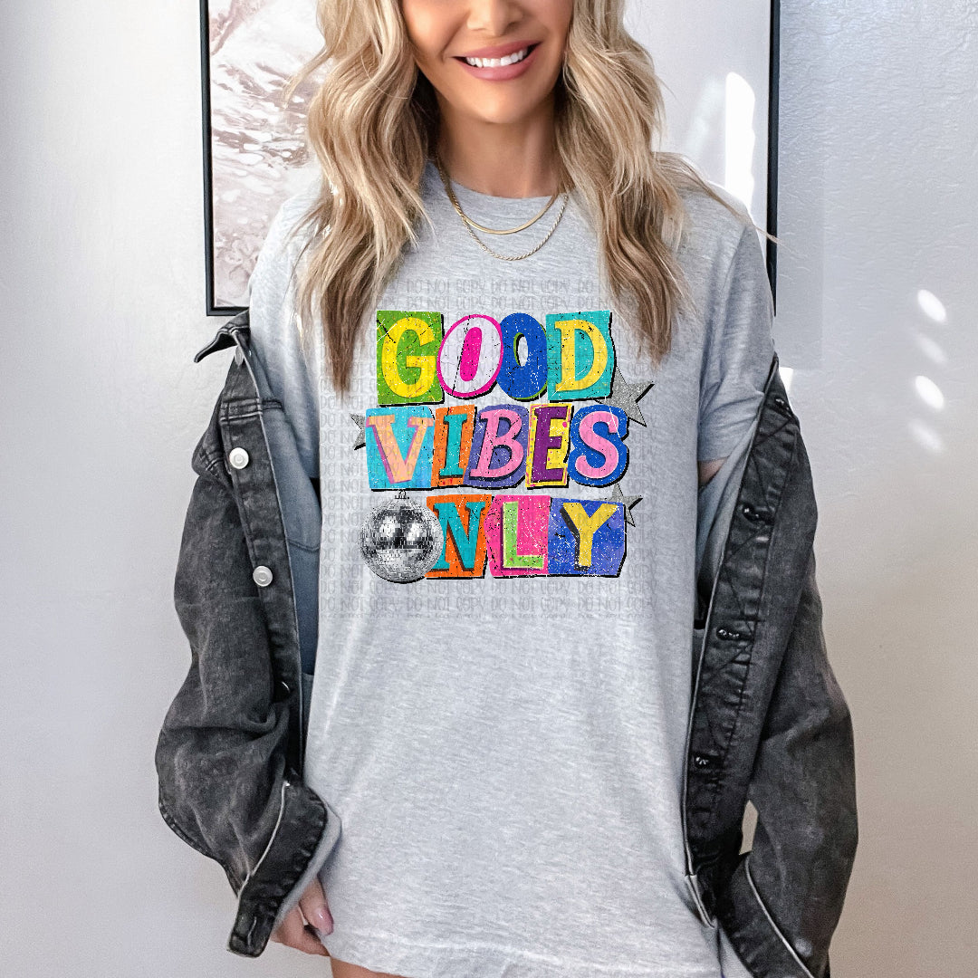 good vibes only (Scarlow) DTF Transfer