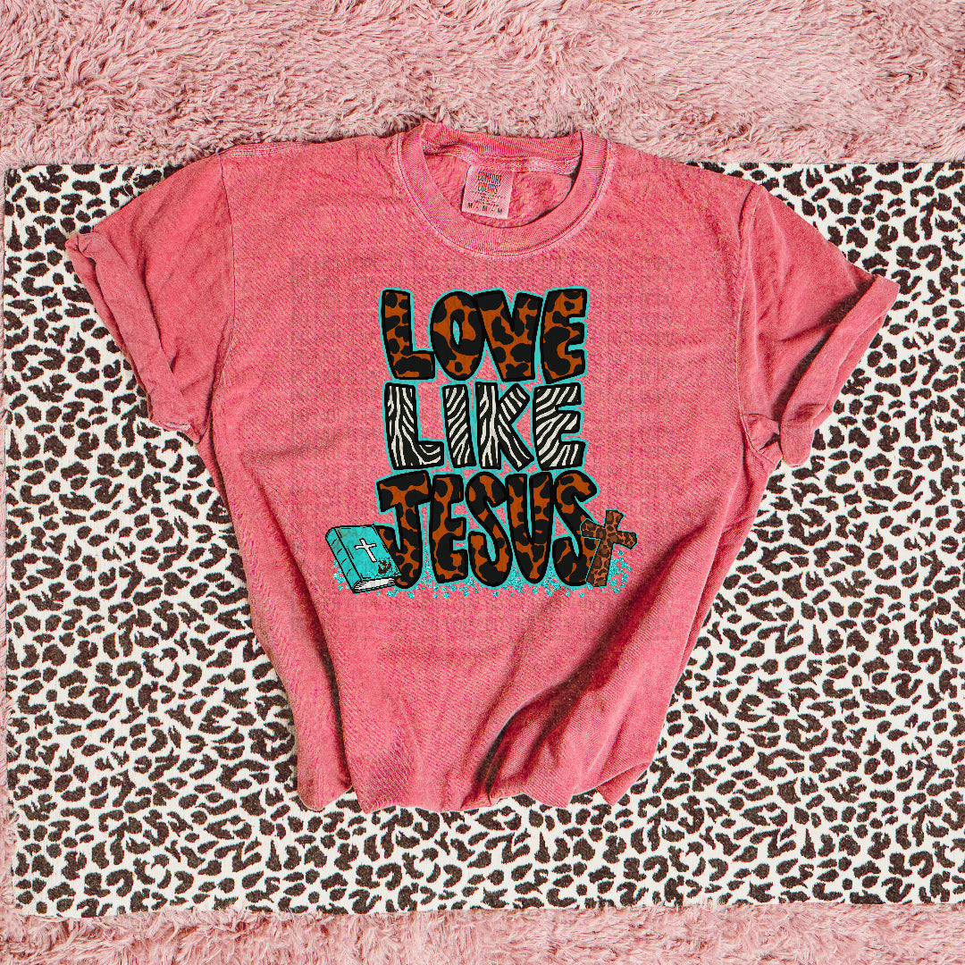 Love like Jesus (c's) DTF Transfer