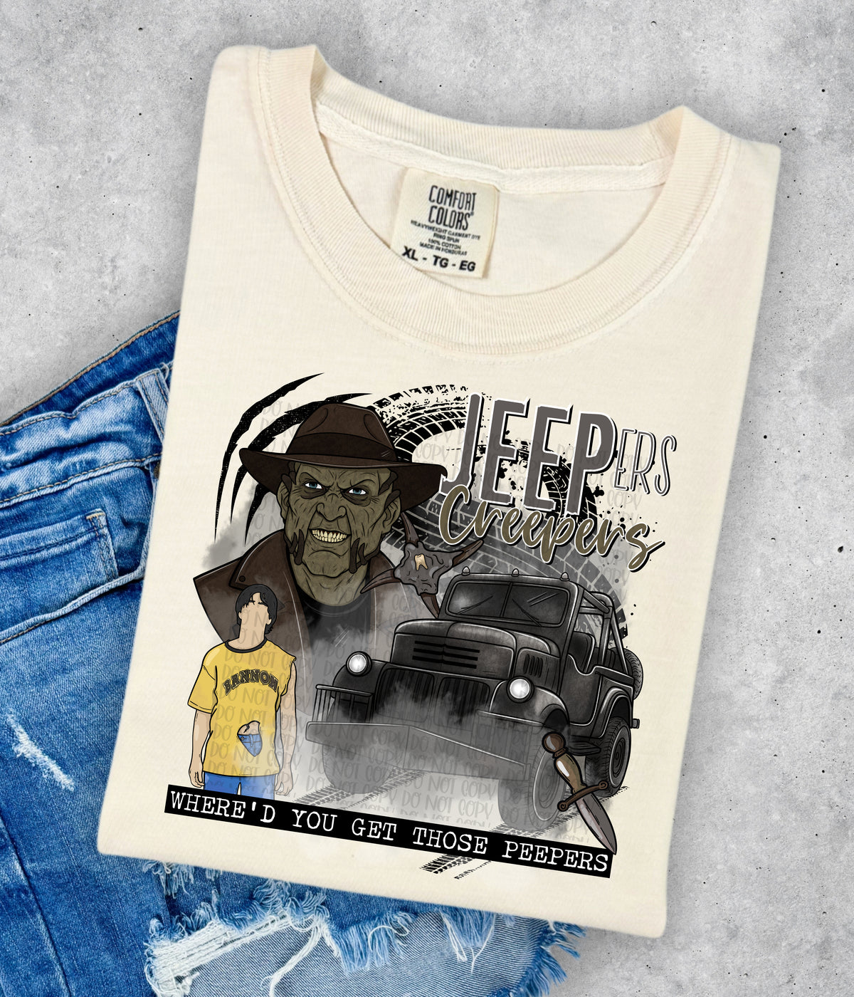 Where'd you get those peepers WITH FOG (CST) DTF transfer