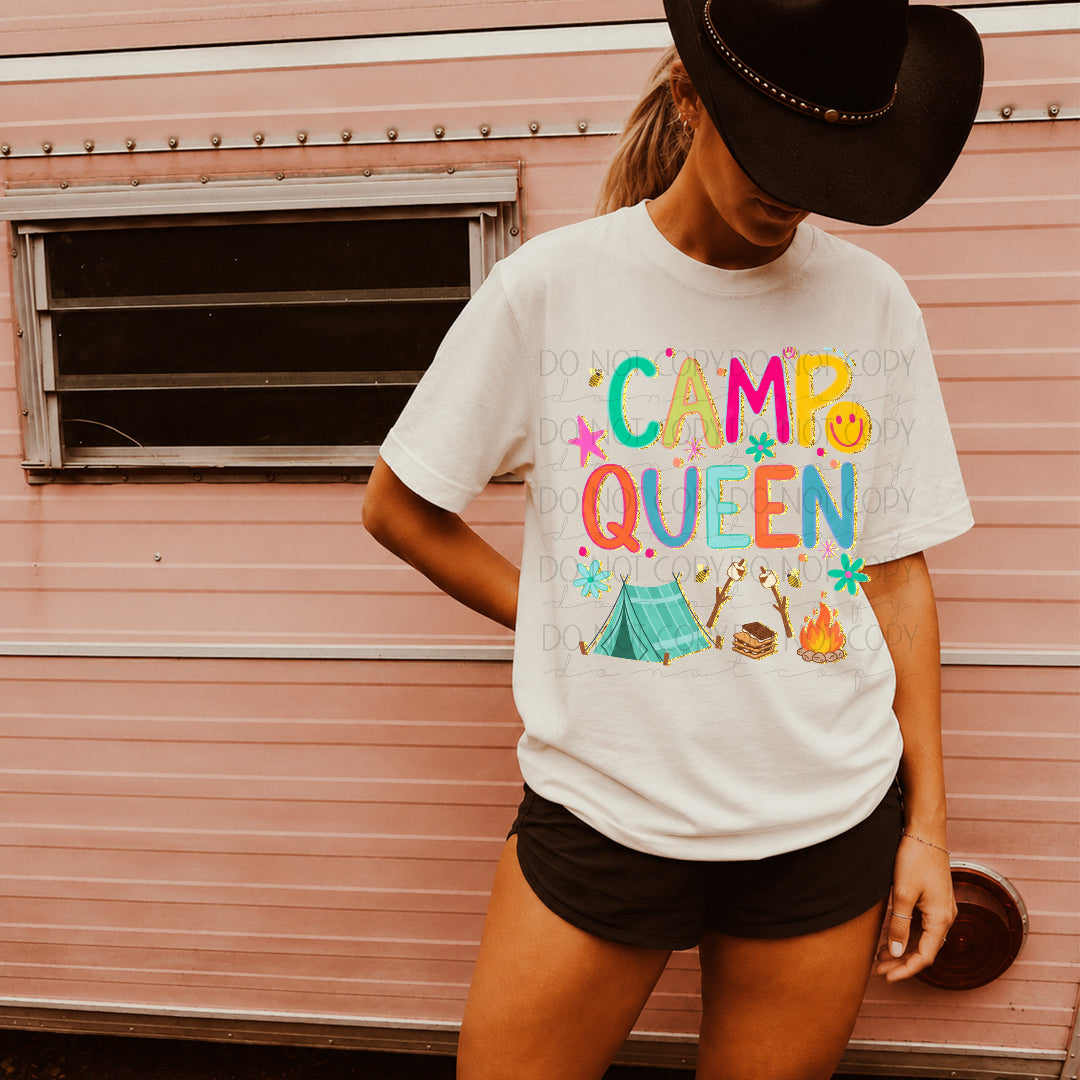 Camp queen (SSD) DTF Transfer