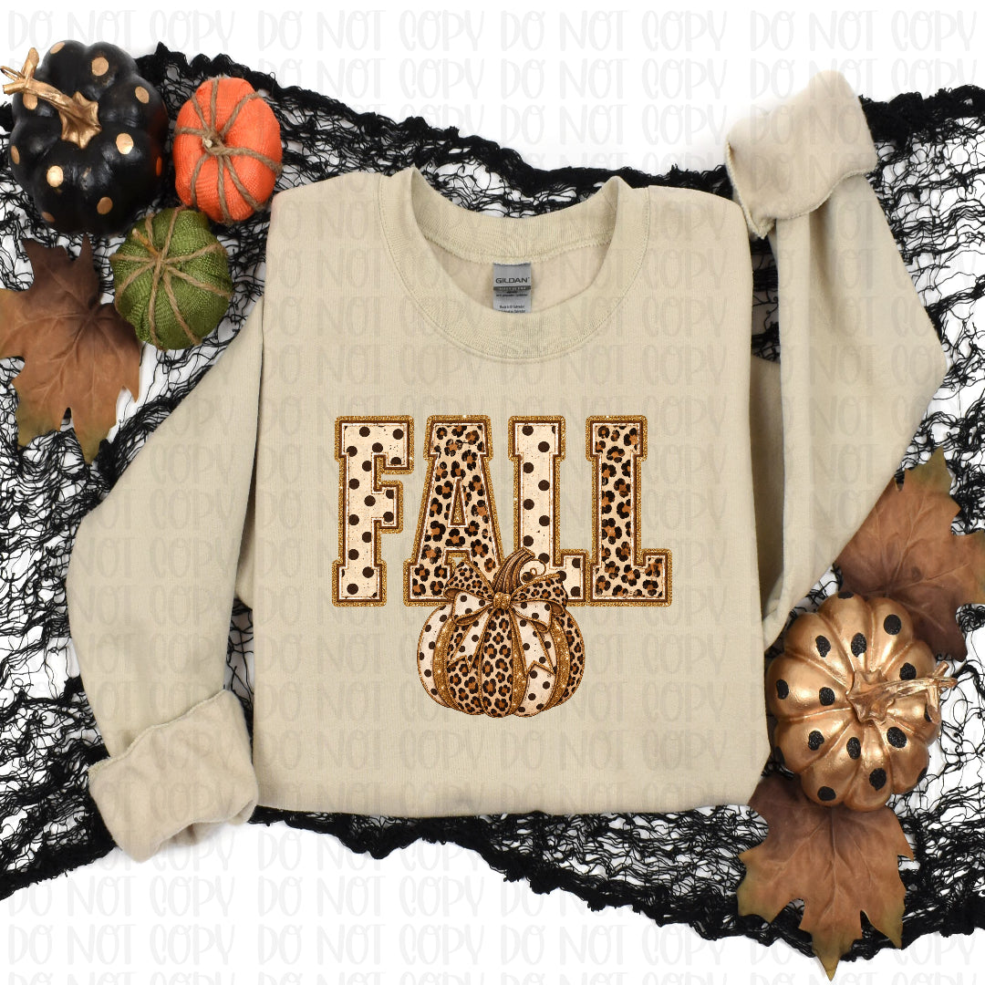 Fall polkadot and leopard (SDD) DTF Transfer