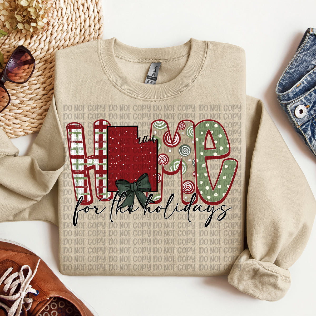 Utah Home for the Holidays (VP) DTF Transfer