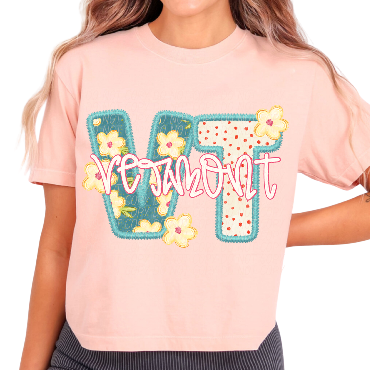 Vermont retro floral (City) DTF Transfer