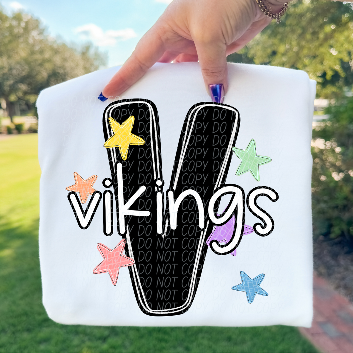 Vikings star Mascots (CITY) DTF transfer