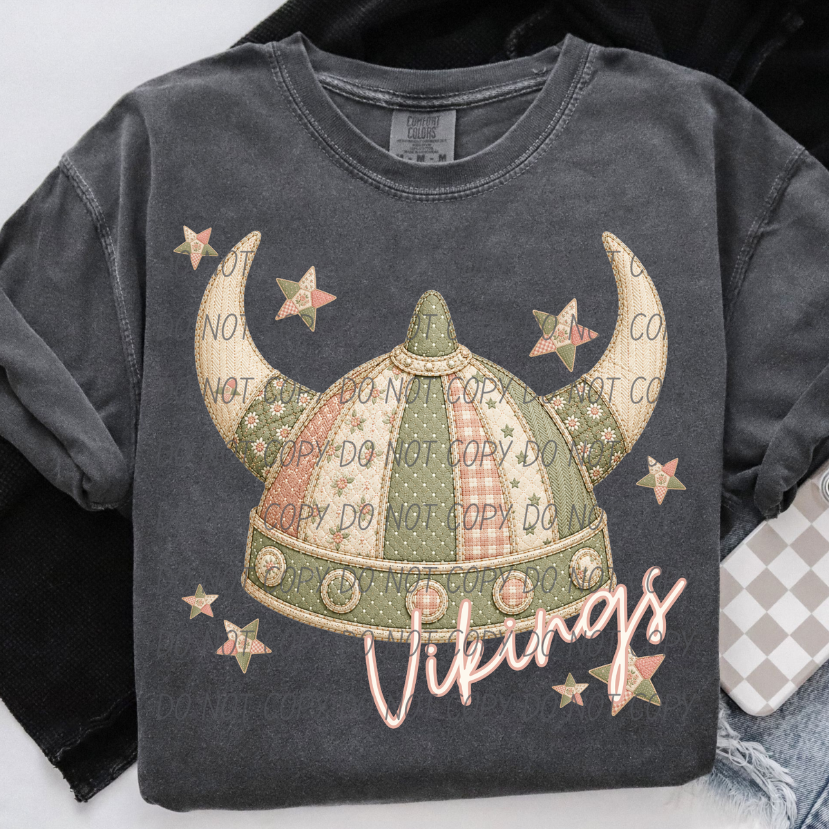 Vikings meemaw mascot (City) DTF Transfer