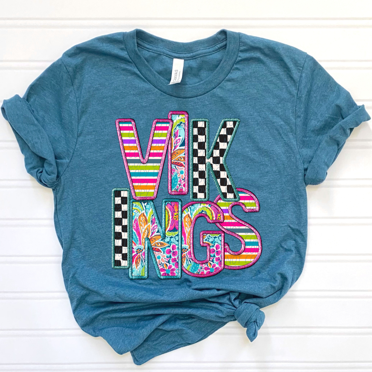 VIKINGS bright patterns (CITY) DTF transfer