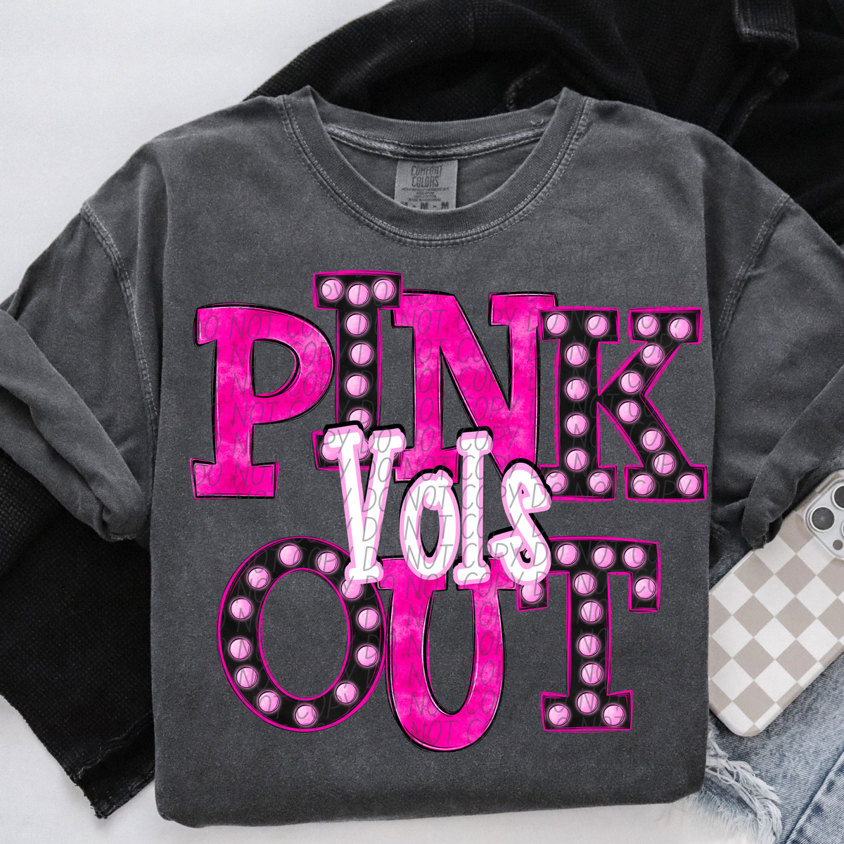 Vols Pink Out Marquee (City) 113056 DTF transfer