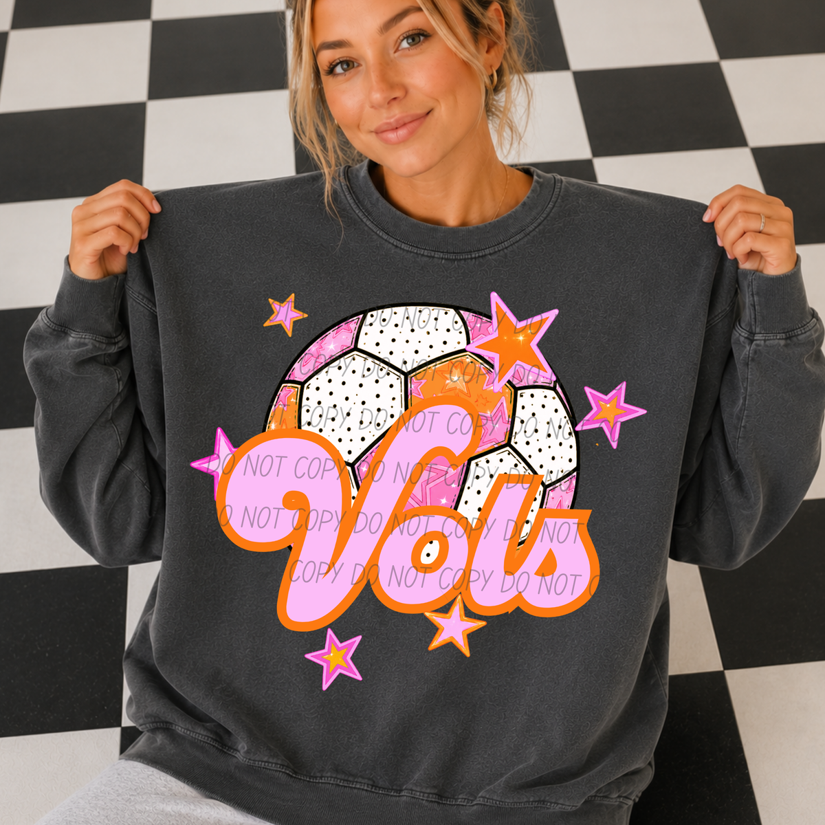 Vols pink soccer (City) DTF transfer