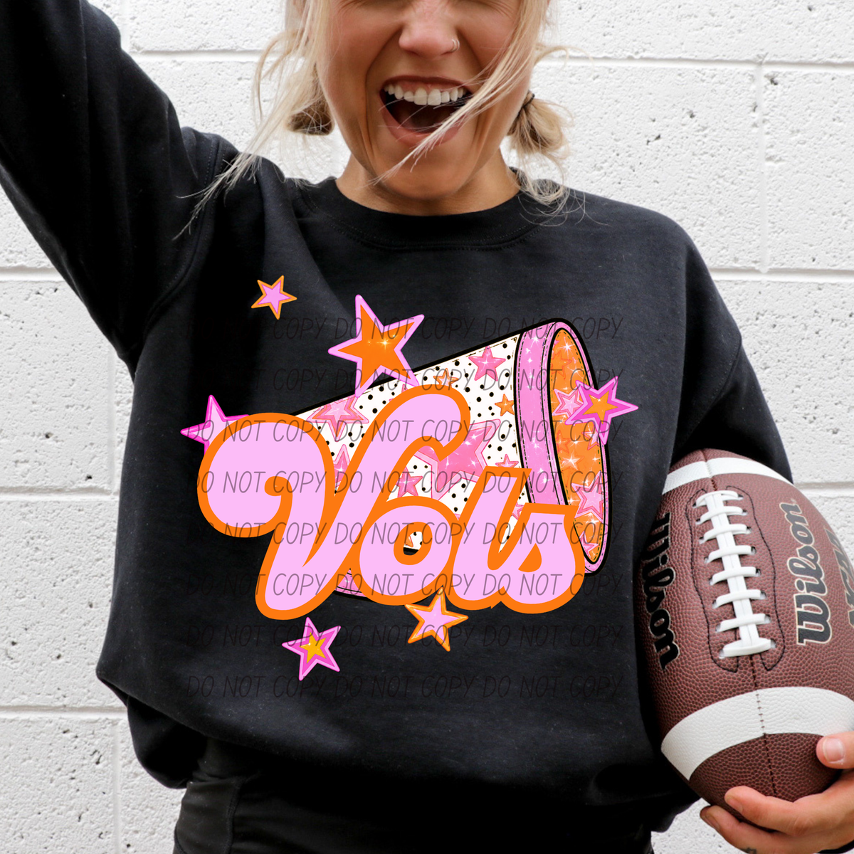 Vols pink cheer (city) DTF transfer
