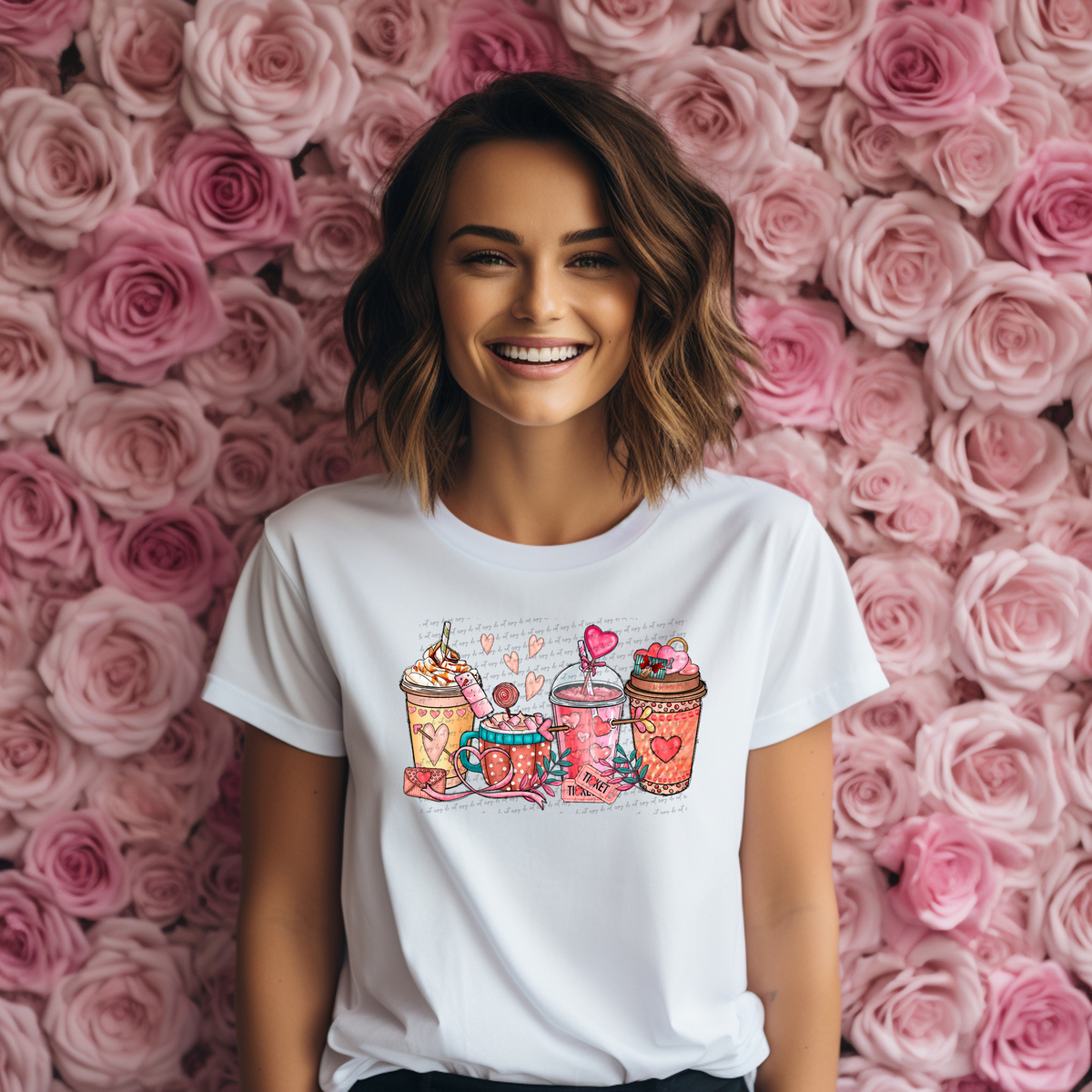 Valentine's Drinks 71632 DTF Transfer