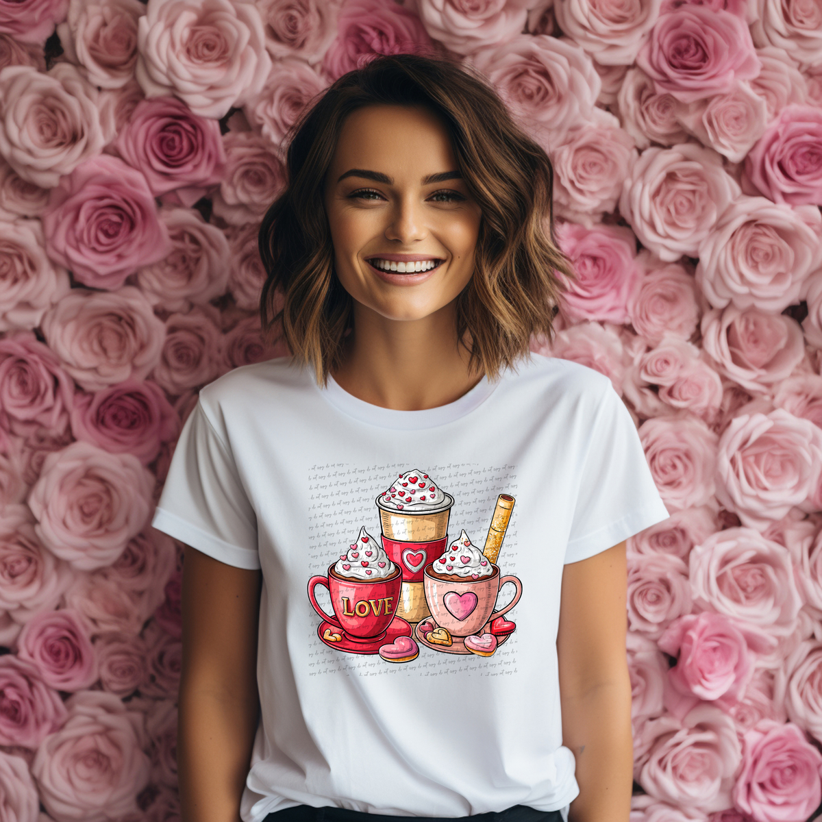 Love Valentine's Drinks 71826 DTF Transfer