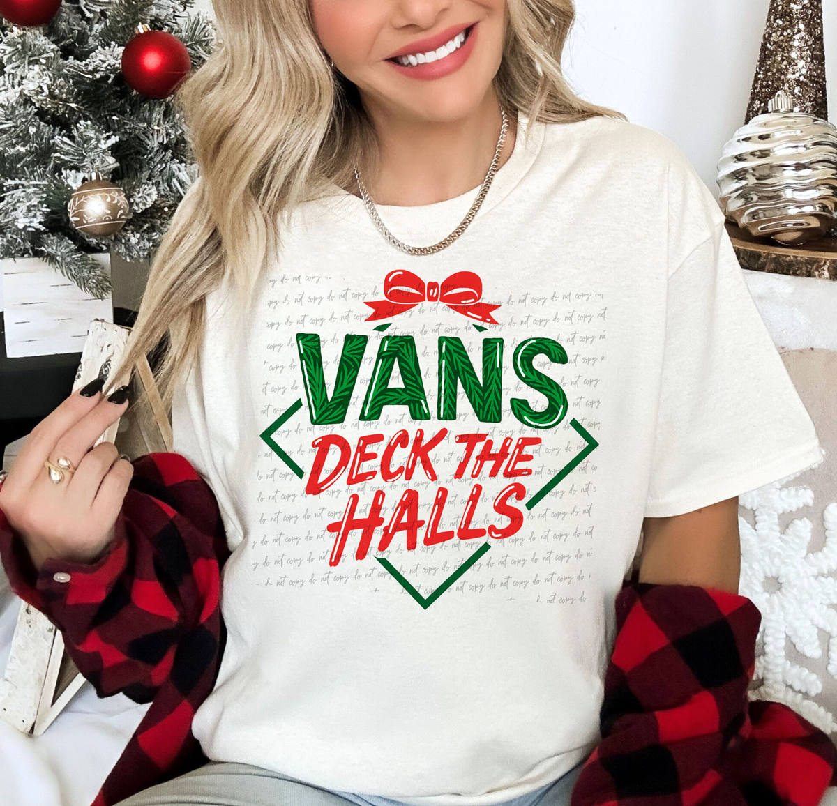 Vans Deck The Halls 108762 DTF transfer