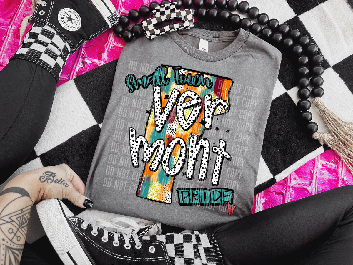 Vermont Small Town Pride Stone 63388 DTF transfer