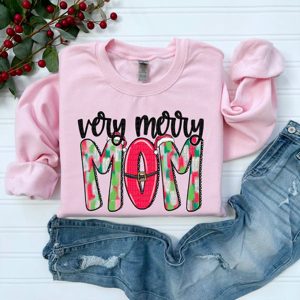 Very Merry Mom *Pink* (SDD) DTF Transfer