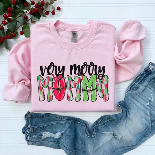 Very Merry Momma *Pink* (SDD) DTF Transfer