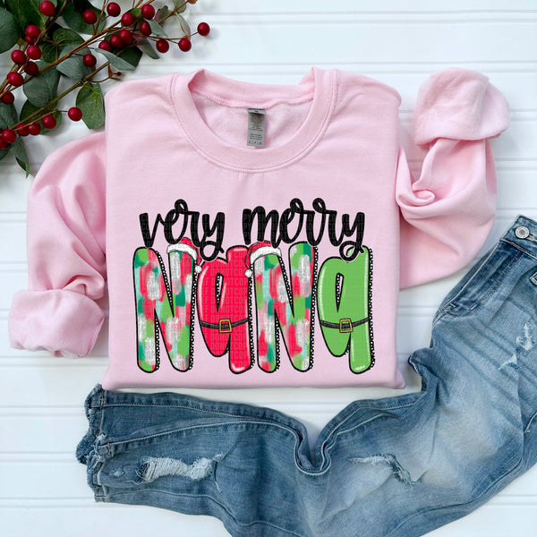 Very Merry Nana *Pink* (SDD) DTF Transfer