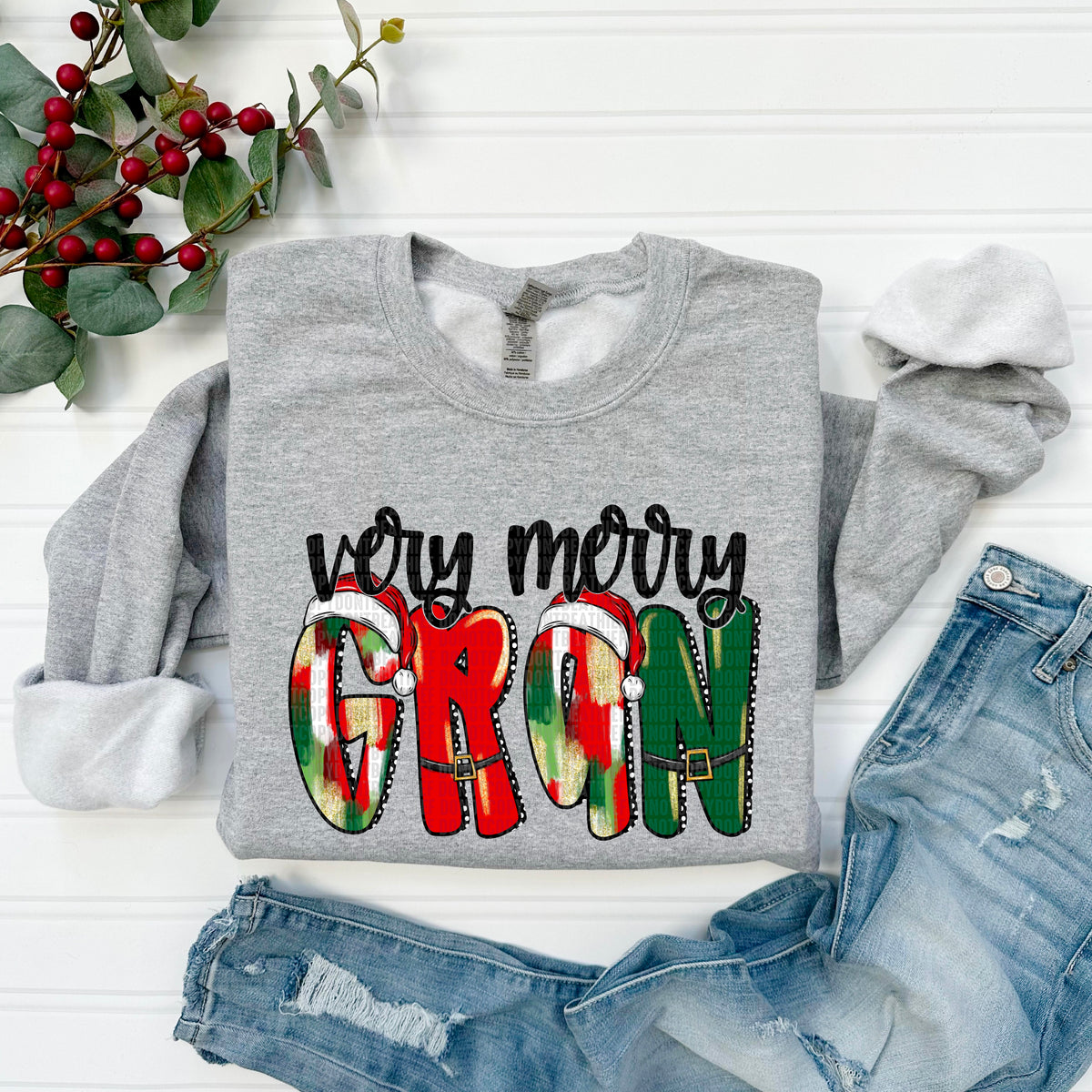 Very Merry Gran  *Red* SDD) DTF Transfer