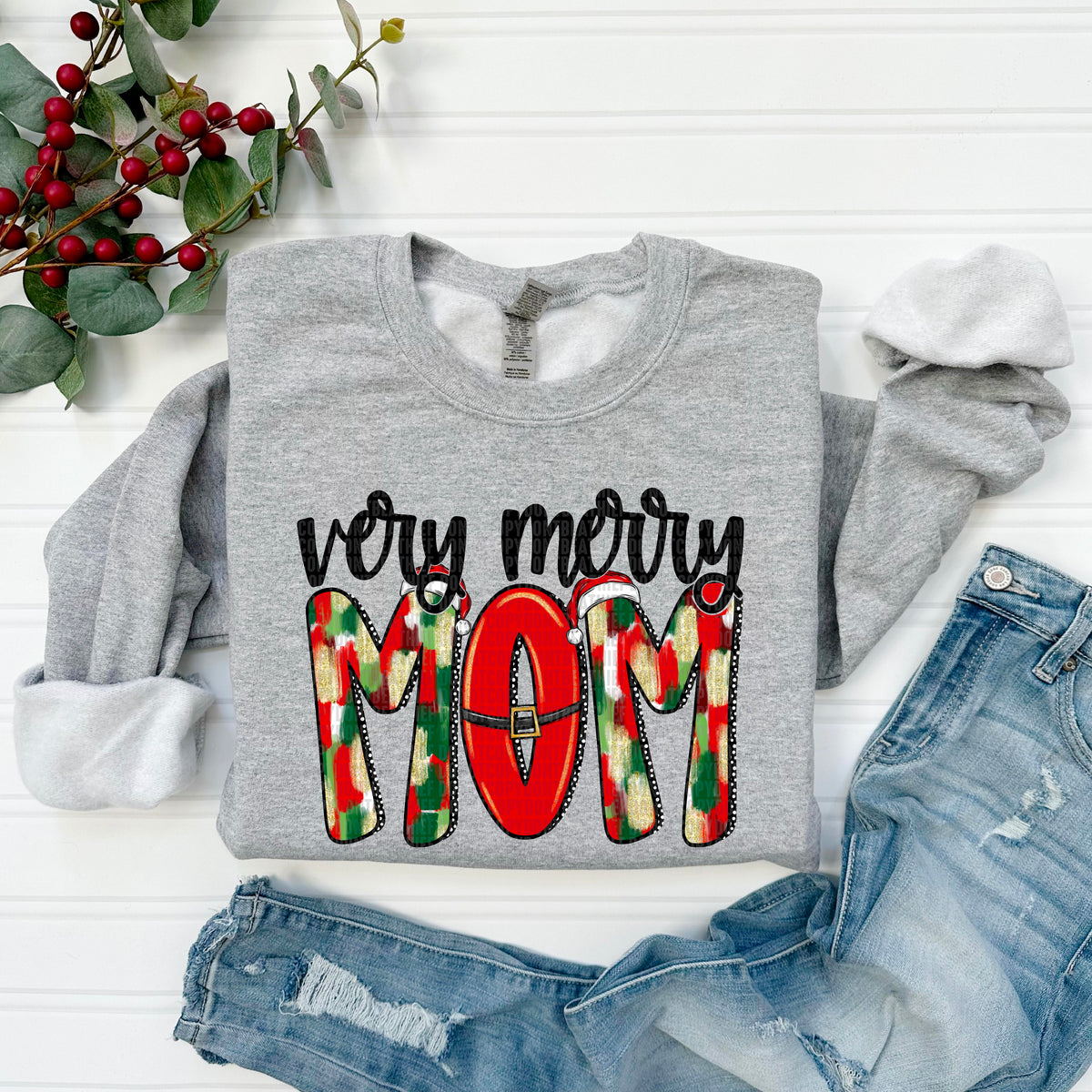 Very Merry Mom *Red*(SDD) DTF Transfer
