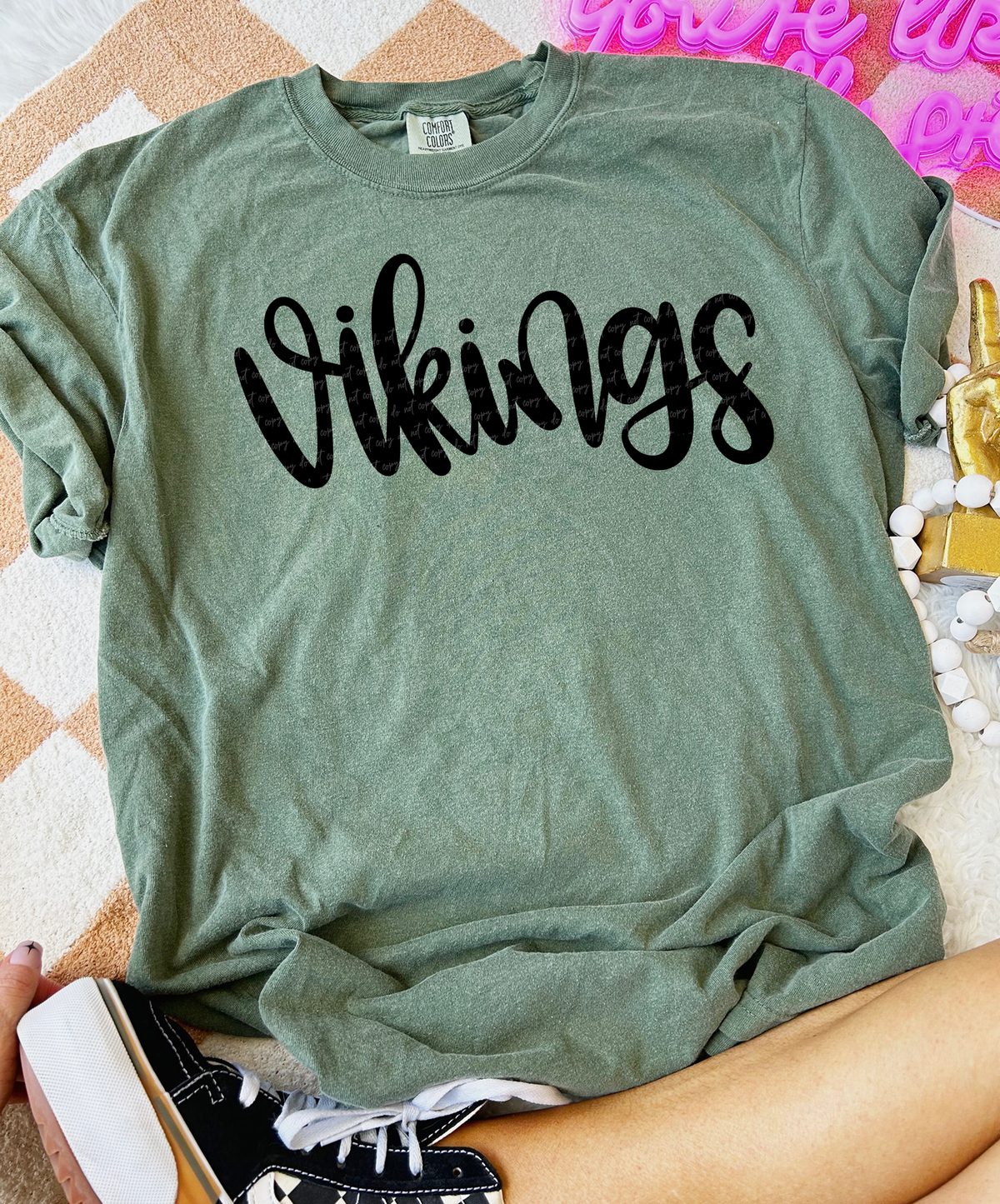 Vikings Hand Lettered 54169 DTF transfer