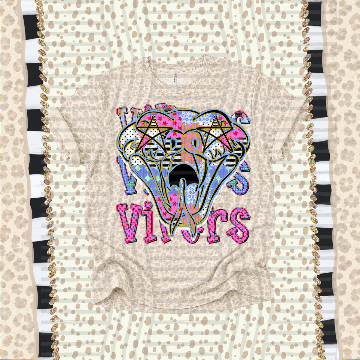 Vipers-Dolly Doodle Print (Caplinger) DTF Transfer
