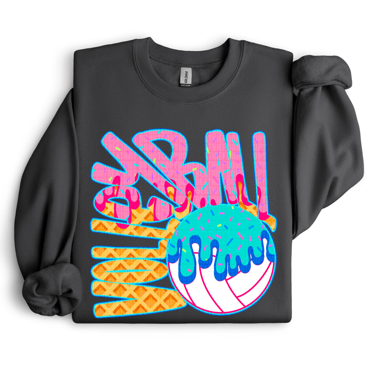 Volleyball drip 106054 DTF transfer