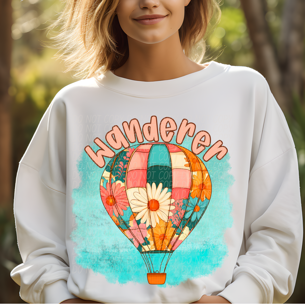 Wanderer balloon (CITY) DTF transfer