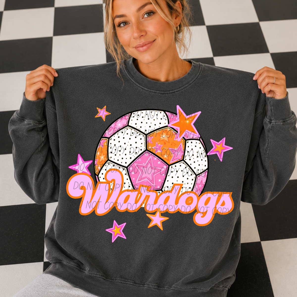 Wardogs pink soccer (City) DTF transfer