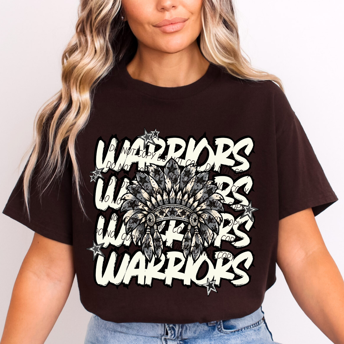 warriors varsity after dark (city) DTF Transfer
