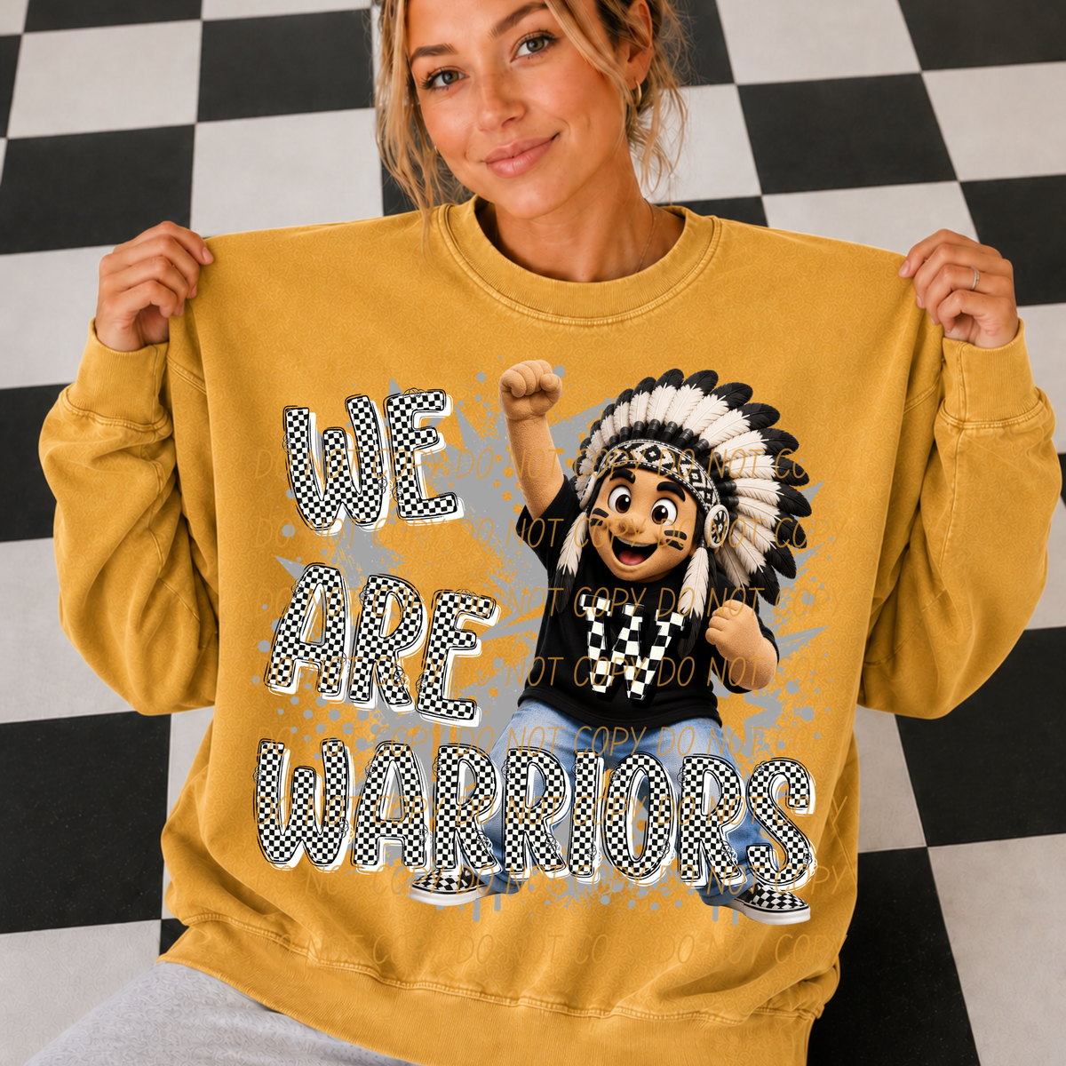 warriors campus crew (city) DTF transfer